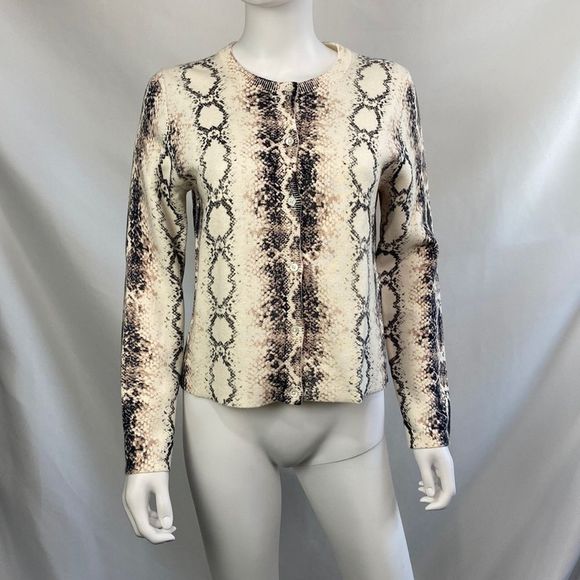 Maje Snake Print NWT Cardigan - Picture 3 of 16